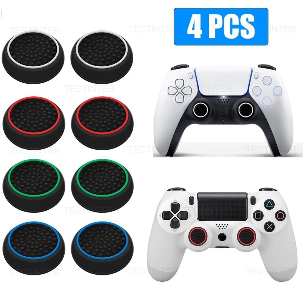 Gaming Accessories For Xbox Series X - 4 stuks siliconen analoge thumbstick grip