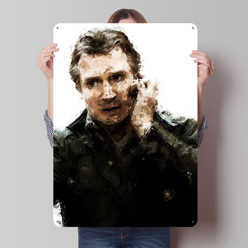 Gaming Accessories Europe - Liam Neeson Artwork Printing Poster Aangepaste