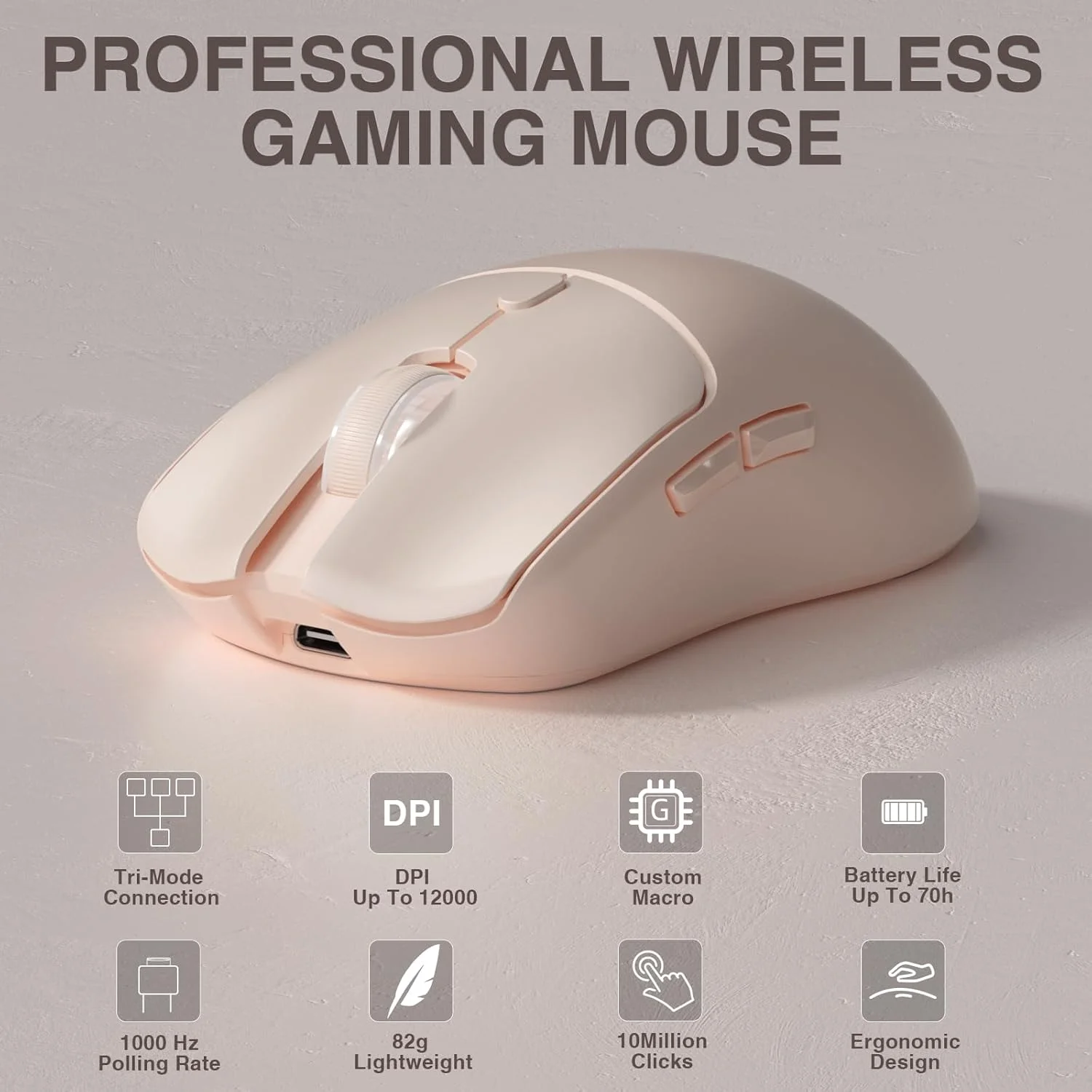 Gaming Accessories For Pc - AULA SC580X Tri-mode draadloze gamingmuis 12000