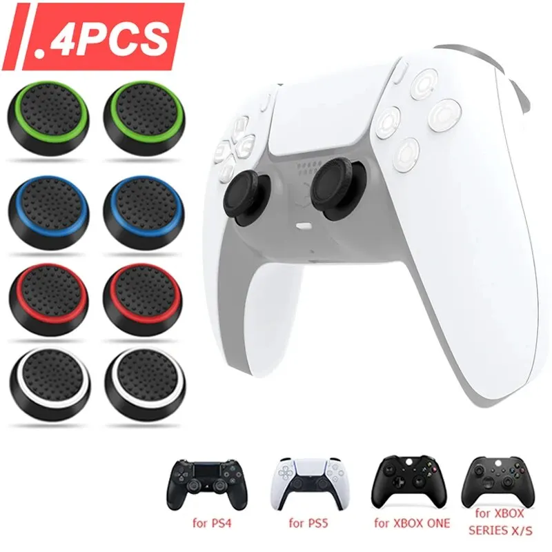 Gaming Accessories For Xbox Series X - 4 STUKS Siliconen Analoge ThumbStick Grip
