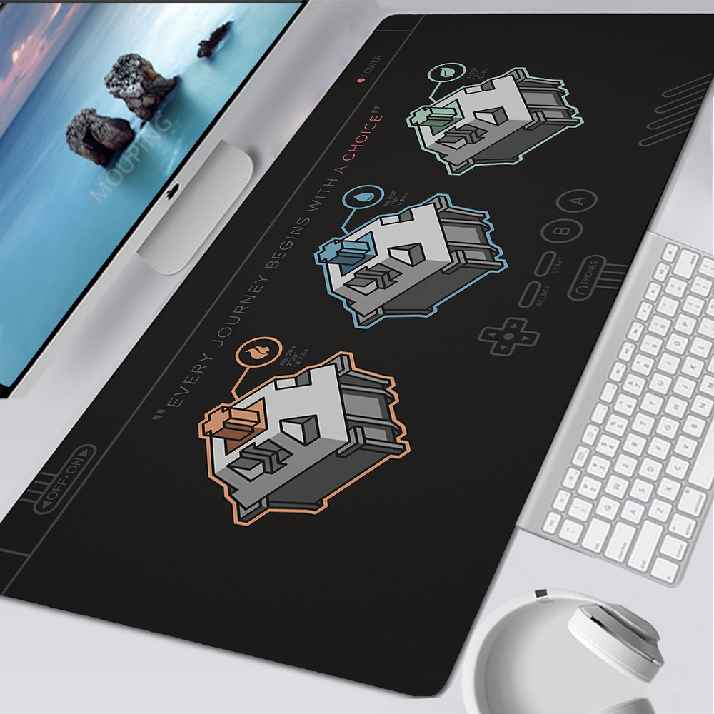 Gaming Accessories For Your Desk - Laptop Kantoor Zwart-wit Muismat Mechanisch Toetsenbord