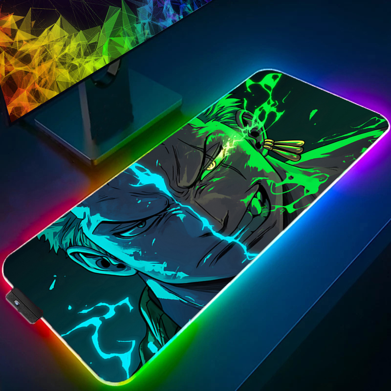 Gaming Accessories For Pc - EEN STUK Zoro Muismat RGB Gaming