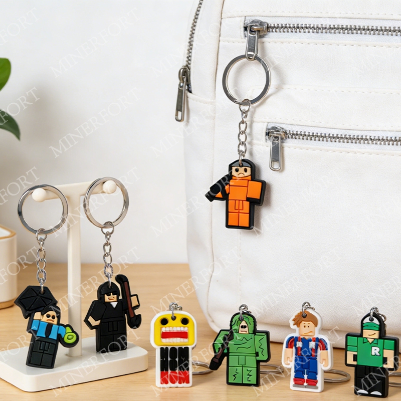Gaming Accessories Roblox - Robloxed thema sleutelhangers cartoon game robot