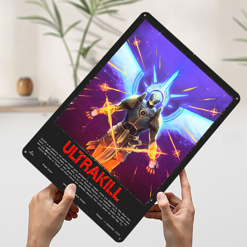 Ultrakill Game Metal Poster Cu - Gaming Accessories Europe recensie en prijs
