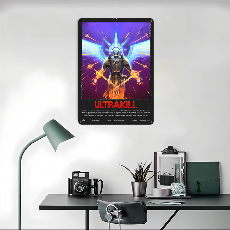 Ultrakill Game Metal Poster Cu - Gaming Accessories Europe recensie en prijs