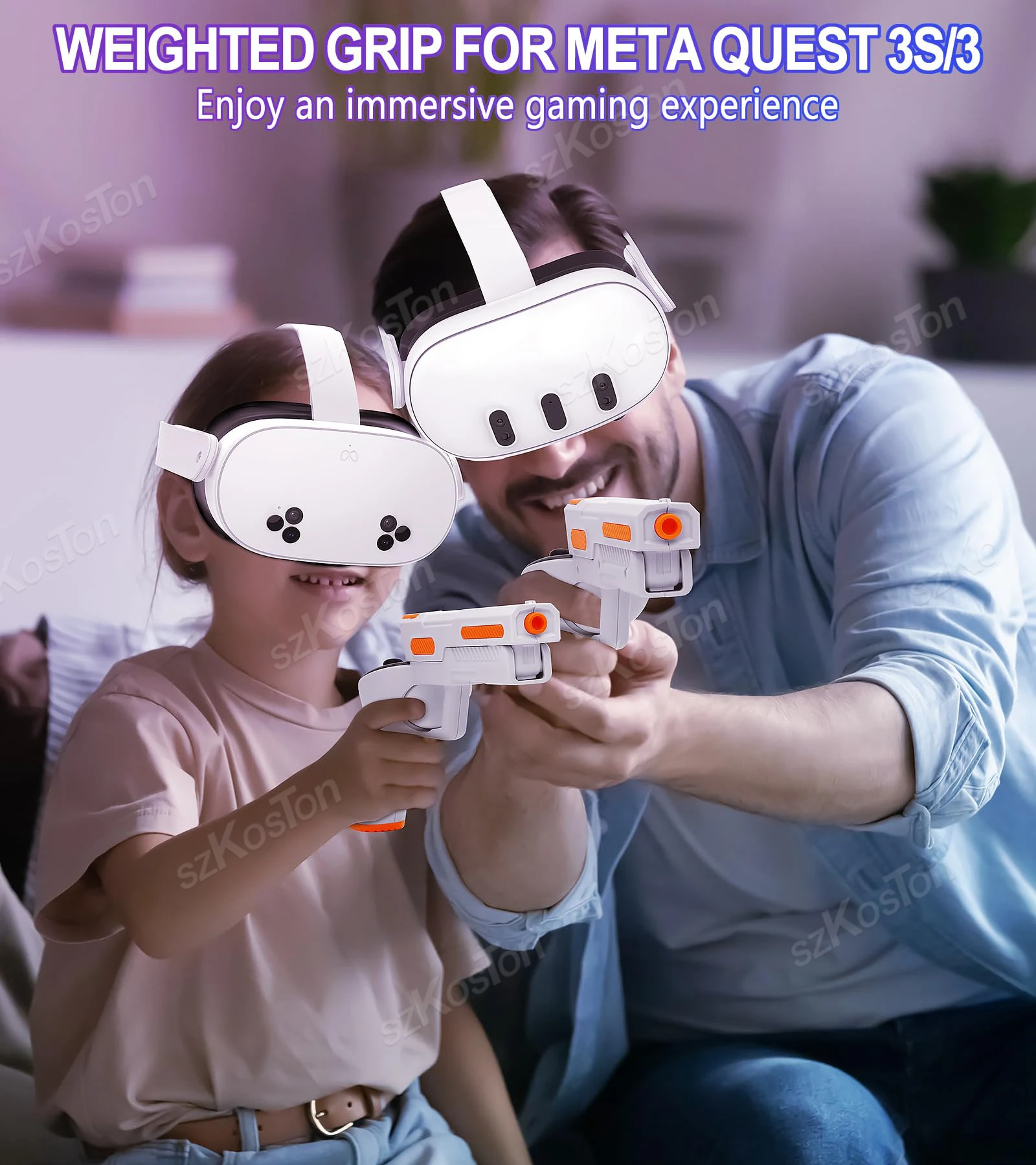 VR Gun Stock Grips voor Meta Q - Gaming Accessories Controller recensie en prijs