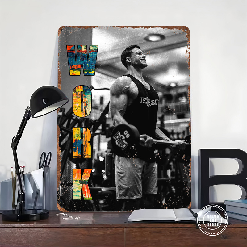GYM Tin Poster Aangepaste muur - Gaming Accessories Europe recensie en prijs