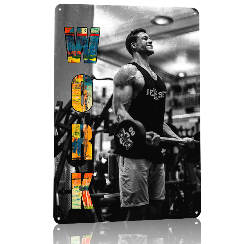 GYM Tin Poster Aangepaste muur - Gaming Accessories Europe recensie en prijs
